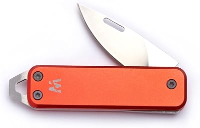 Whitby Pocket Knife 1.75 Inch Folding Stainless Steel UK Legal Red Finish