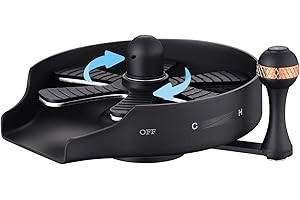 Kablle Hot and Cold Glass Rinser for Kitchen Sink, High Water Pressure Cup Washer, Temperature Adjustable bottle washer, Kitchen Sink Accessories, Matte Black, B1006