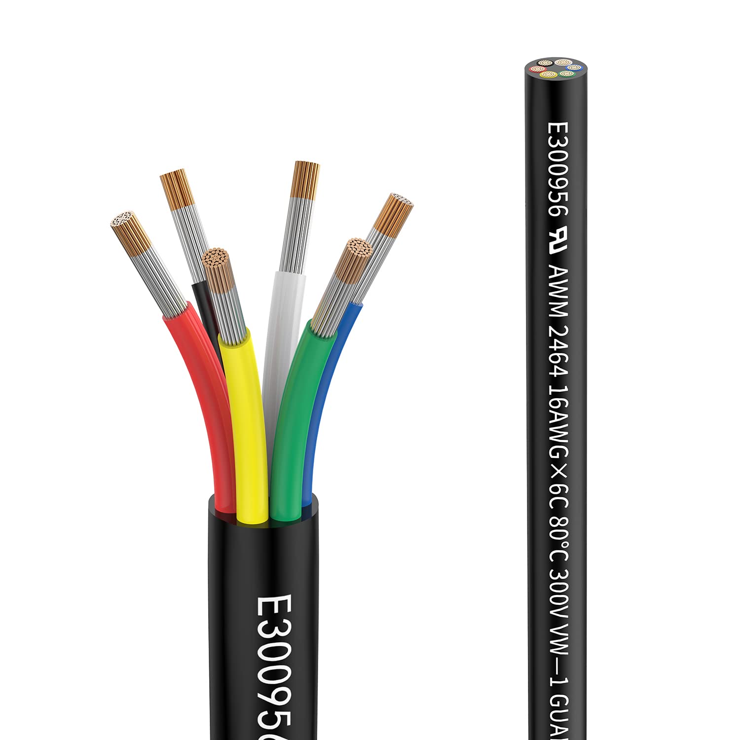 Matugajp 16awg 6 Wire Cable 16/6 Electrical Wire 6
