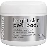 Face Pads, Exfoliating Pads with Salicylic Acid and Mandelic Acid, Lactic Acid - TÓNICA, Remove Dead Skin Cells and Impuritie