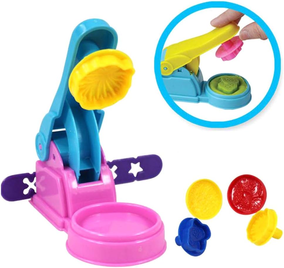 Hughdy Creative 3D Plasticine Tools, Creative 3D Plasticine Tools Color Play Dough Model Tool Toys Clay Moulds Kids Learning Education Toys Colorful