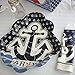 Big Dot of Happiness Ahoy Nautical - Party Tableware Plates, Napkins - Bundle for 16
