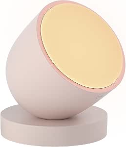 Amazon Com Olly Light Therapy Lamp Daily Sunlight To Sleep Well Day And Night Uv Free Rechargeable Portable 2step Brightness Mode 25minutes Automatic Timer Cozy Pink Health Household 