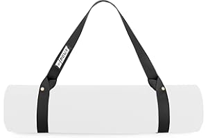 PowX Yoga Strap for Carrying Mat – Yoga Mat Straps for Carrying Your Mat Anywhere & Using as a Stretching Strap, 1.5x63''