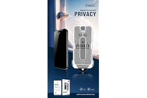 Xmart Magic Glass Box Privacy Tempered Glass Screen Protector for iPhone 17 Series - Anti-Spy Protection, Bubble - Free Easy 
