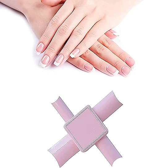Amazon 簡単フレンチネイルアプリケーター フレンチチップディップネイルツール ネイルエッジグラデーション印刷フレンチ スタイル マニキュアグルーアクリルネイルチップ マニキュアやジェルを使った初心者家庭用ネイル用 布団セット オンライン通販