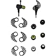 Ear tips for jaybird x2 , BLUEWALL Eartips Ear Gel Ear hook for Jaybird X , Anti-Slip Durable Silicone SML 3 Pair all in 1 sets Replacement Ear Cushions For JayBird BlueBuds X, X2 , Black