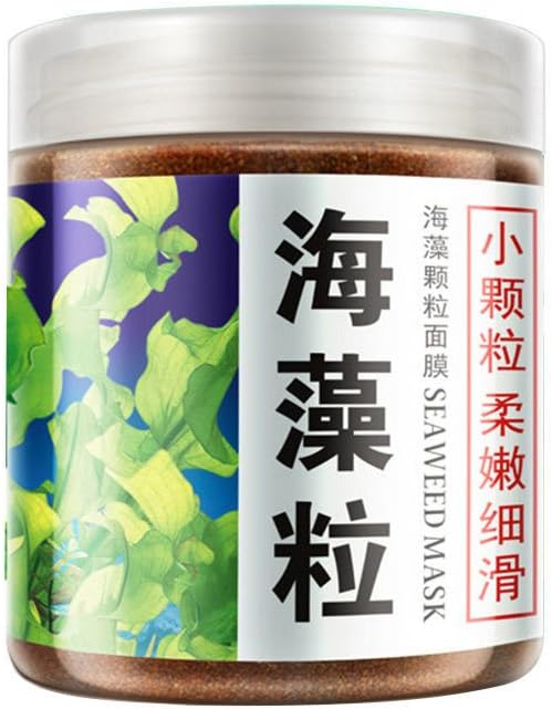 Pure Seaweed Alga Mask Powder Algae Mask Acne Spots Remove Hyrdating Whitening&Moisturizing Facial Mask Face Mask200G/Bottle