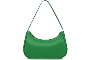 Afashor Shoulder Bags for Women Vegan Leather Hobo Sling Tote Handbag Retro Clutch Purse with Zipper Closure