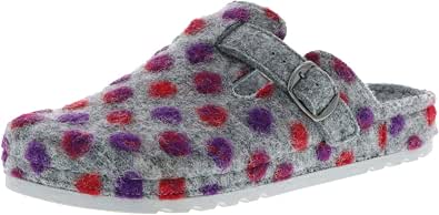 Euroconfort - Zapatillas de Estar por casa para Mujer, diseño de Lunares,  Color Gris, Color Gris, Talla 37 EU : Amazon.es: Zapatos y complementos