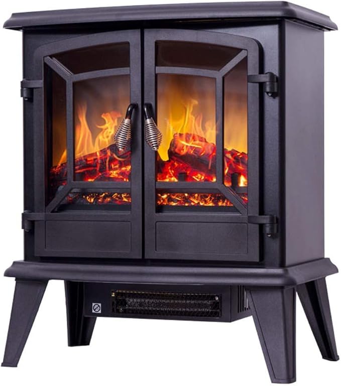 YLJYJ Chimenea eléctrica Suite Estufas de leña Independientes Estufa de