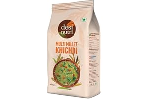 Desi Nutri Multi Millet Khichdi Mix - 450gm | Easy & Ready to Cook | Rich in Protein & High Fiber Kichadi Mix