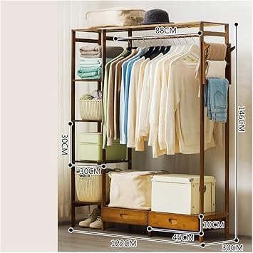 Amazon Com Qpsgb Drawer Coat Rack Bedroom Wooden Coat Rack Home
