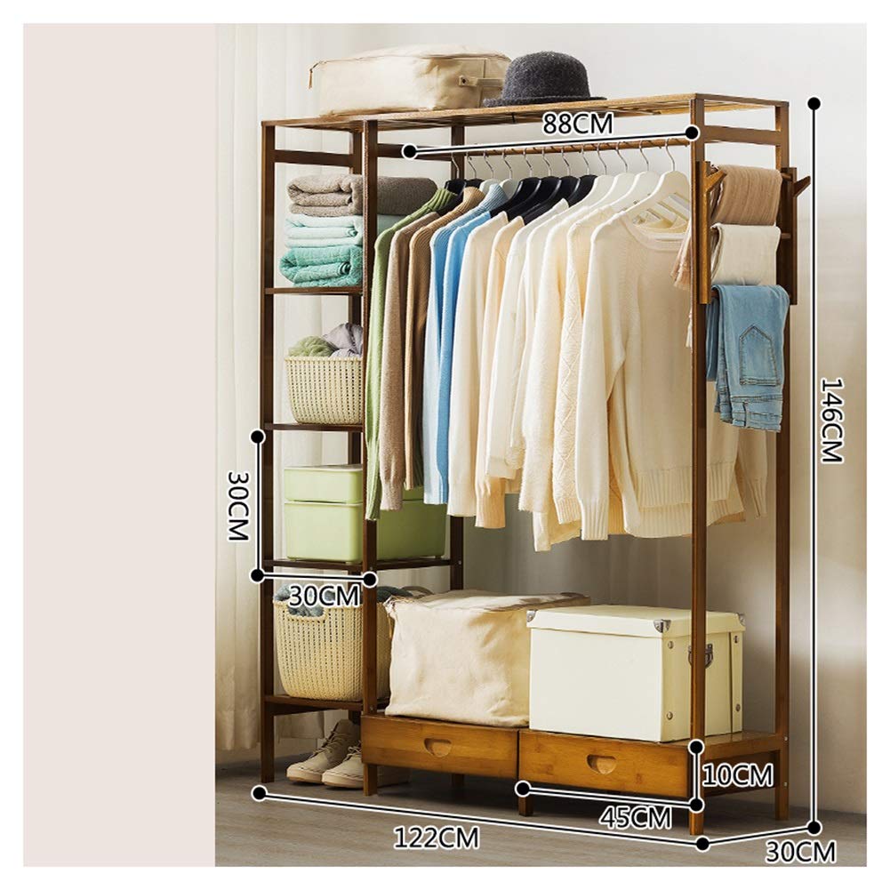 Qpsgb Drawer Coat Rack Bedroom Wooden Coat Rack Home Living Room