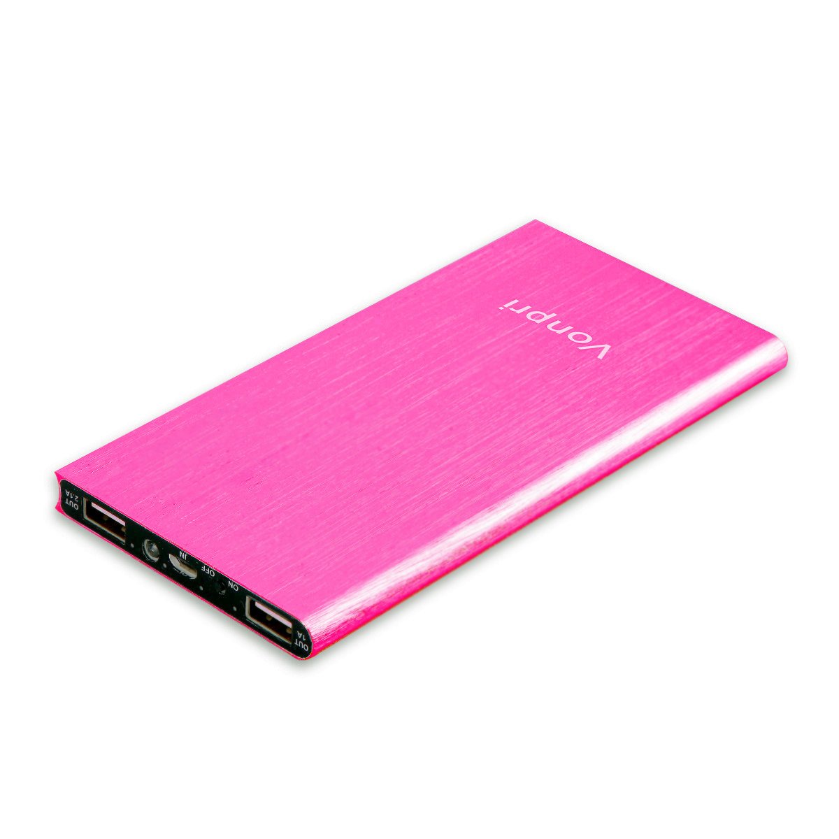 Vonpri mah Batería Externa Portátil Cargador Móvil Power Bank para iPhone iPad