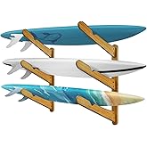 Surfboard Rack for Wall | Surfboard Wall Mount | Surfboard Wall Rack | Paddle Board Wall Rack | Surf board Wall Mounts | Surf Rack for Board Storage (3-Layers)