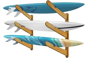 TWO STONES Surfboard Racks for The Wall, Surfboard Rack Hanger Works as a Shortboard, Skimboard & Longboard Hanger or Stand (CJ-OT2202)