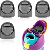 4pcs Replacement Stopper Compatible with Owala FreeSip 24oz 32oz 40oz, BPA-Free Silicone Water Bottle Lid Gaskets Replacement for Owala 16/24/32/40oz Bottle Mouth Cap Stopper Seal Parts Accessories