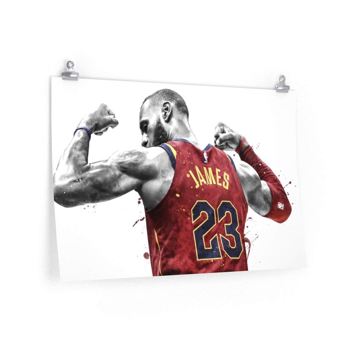 lebron james poster