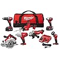 Milwaukee 2694-27 M18 18-Volt Lithium-Ion Cordless Combo Kit (7 Tool Set)