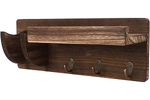 Alomejor Wood Guitar Wall Stand Shelf for Electric Guitar Violin - Secure Design - Versatile Storage Solution for Musicians