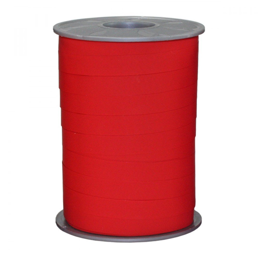 C.E Pattberg Gift Ribbon - red Matt, 200 m Ribbon In Paperlook For Wrapping Gifts, 10 mm Width, Create Beautiful Floral And Baby Shower Decorations, Pastel Balloon Ribbons - For Every Occasion