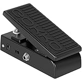 GOKKO GK-64 Mini Wah and Volume Pedal for Electric Guitar | Compact 2-in-1 pedal switches between volume and wah modes with red and green LED indicators