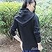 Ainiel Anime Cosplay Costume Hoodie Casual Sport Clothing Jacket(Black,L)