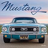 Mustang 2018 12 x 12 Inch Monthly Square Wall Calendar with Foil Stamped Cover by Plato, Ford Motor by 