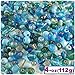 The Crafts Outlet 4-oz=112-g Bulk Assorted Shapes and Sizes 6-12mm Glass Beads Mixed