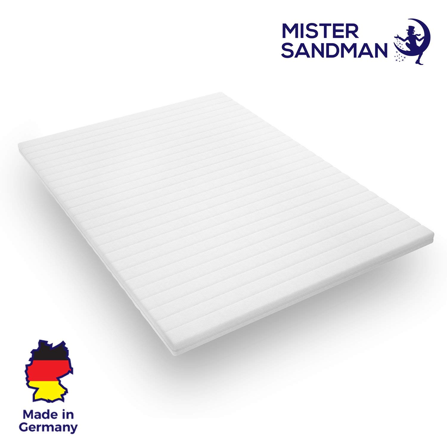 Literie Et Linge De Maison Linge De Lit Et Oreillers Voxloud Com Nuit Incomparable Housse Lavable Mister Sandman Sur Matelas Mousse Roule Avec Housse Double Epaisseur Surmatelas 5cm Certifie Pour Matelas Bebe Oeko Tex 65