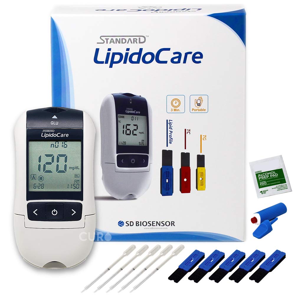 Professional Grade Lipid Blood Cholesterol Test Home Kit (AllinOne