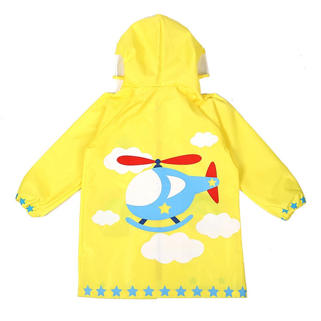Impermeabile Bambini Cartone Animato - Poncho Antipioggia Con Cappuccio, 2-8 Anni - Foto 4