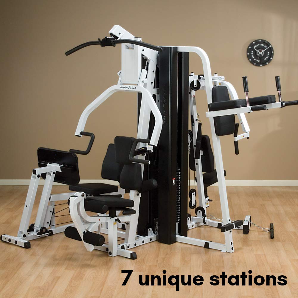 Amazon.com : Body-Solid Multi-Station Selectorized Gym (EXM3000LPS) :  Sports & Outdoors