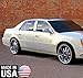 Made in USA! Compatible with 2006-2011 Cadillac DTS 6PC Stainless Steel Chrome Pillar Post Trim