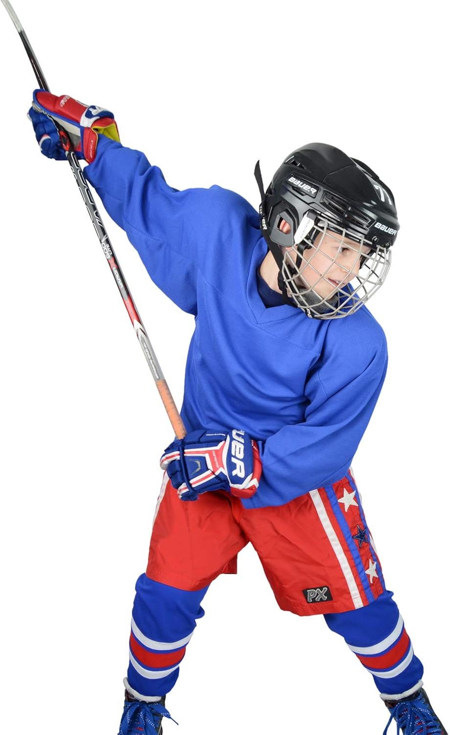 Sports Unlimited Youth Hockey Practice Jersey Orange: Clothing