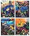 Impact Posters Gallery T Rex Dinosaurs Triceratops Stegosaurus Kids Room Animal Four Set 16x20 Wall Decor Art Print Poster
