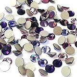 Swarovski 2058 SS20 (4.7mm) crystal flatbacks No-Hotfix rhinestones PURPLE Colors Mix