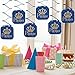 Big Dot of Happiness Royal Prince Charming - Baby Shower or Birthday Party Hanging Decorations - 6 Count