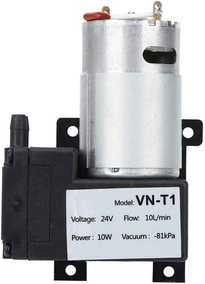 Micro DC Air Pump 10L/min Low Noise -81KPa Engineering Plastic Air Pump for Industrial Automation Gas Transfer