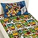Jay Franco Nickelodeon Teenage Mutant Ninja Turtles Dark Ninja Twin Sheet Set
