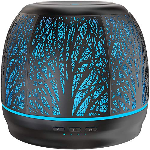 Aroma Outfitters Large Iron Essential Oil Diffuser | Aromatherapy Diffuser That Purifies Air | Ultrasonic Humidifier 7…