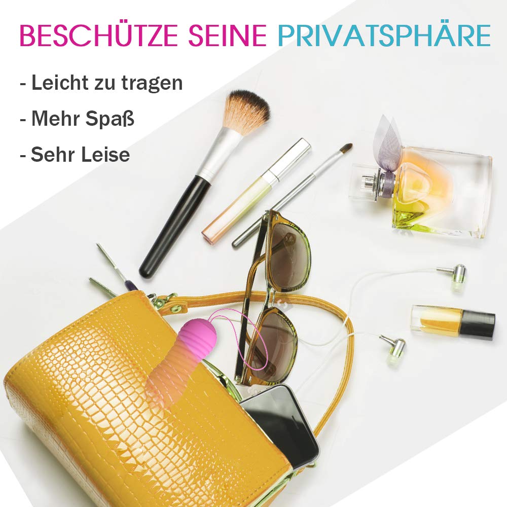 Bullet vibratoren - Drehung Vibration Klitoris und G-punkt Stimulator Zunge Liebeskugeln Sexspielzeug mit 12M fernbedienung für frauen Moruioy