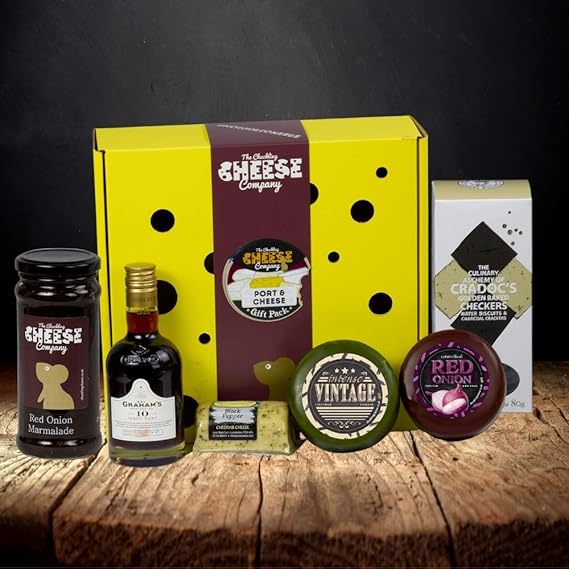 Cheese and Port Gift Box Amazon.co.uk Grocery