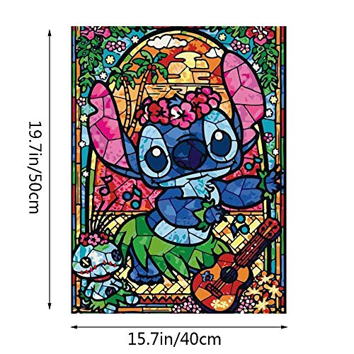 Kimily Malen nach Zahlen für Erwachsene Kinder Malen nach Zahlen DIY Malen nach Zahlen Malset Lilo Stitch Home Wand… – Bild 7