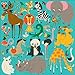 Mudpuppy Animals Of The World - Jumbo 25 Piece Jigsaw Floor Puzzle Featuring Lions, Elephants, and More!