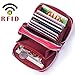 RFID Blocking Leather Wallet for Women,Excellent Women's Genuine Leather Credit Card Holder