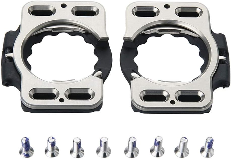 FADZECO Bike Cleat Cover, 1 Pair Quick Release Cycling Shoes Cleat Cover Adapter Converter with Screws for SpeedPlay Zero