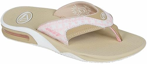 white reef fanning flip flops