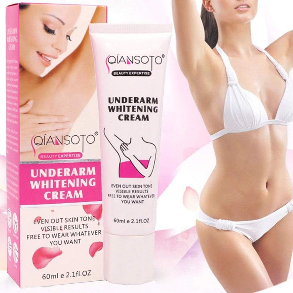 Underarm Skin Lightening Cream, Intimate Area Dark Spot Corrector Whitening Cream for Body Underarms, Armpit, Dark Knees
